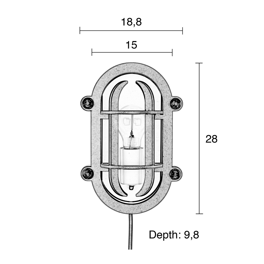 Лампа настенная Navigator, черная Zuiver 5400011 - Вид №7