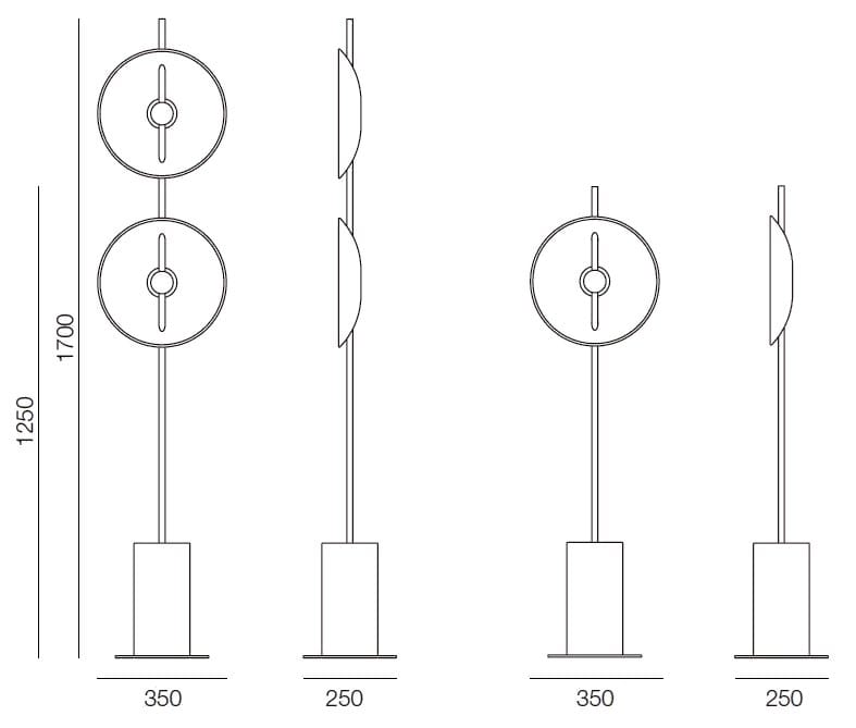 Каррара мрамор светодиодный торшер Rakumba Mito ARCH-00033974 - Вид №16