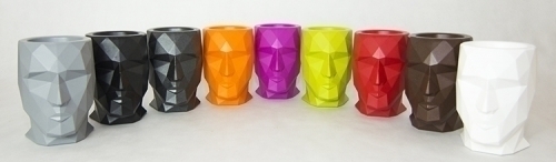 070285 Кашпо матовое бронзовое 42см Vondom Adan