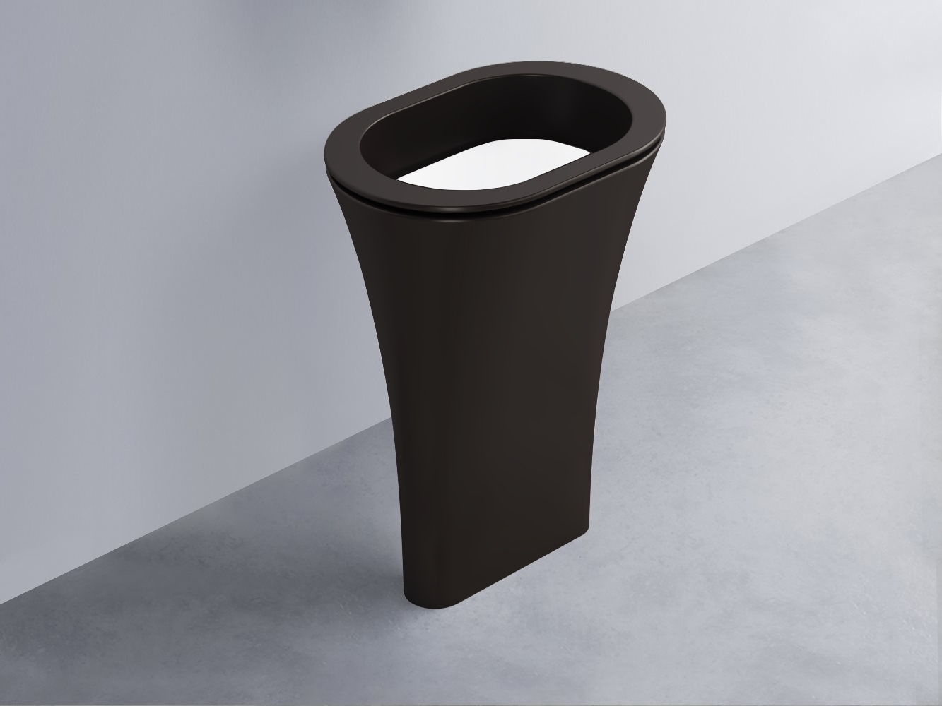 AMLA65-LV+AMPILO-BL+AMCOLO-LV Раковина Amedeo Ovale отдельностоящая cielo Enjoy + Amedeo Ceramica Cielo