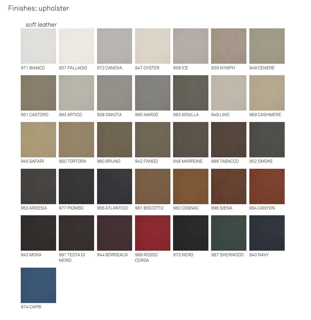 Кожаный мягкий стул Cattelan italia Magda ARCH-00088964 - Вид №8