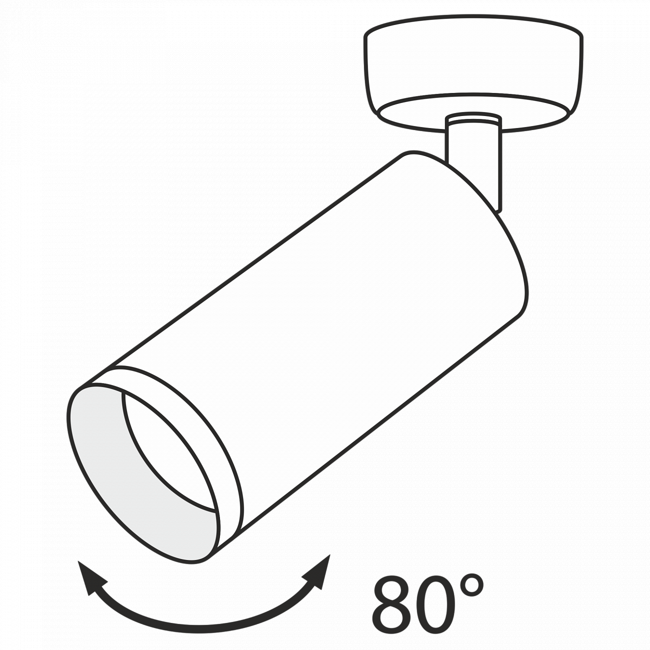 Спот потолочный галогеновый поворотный 19,5 см розовое золото Focus C017CW-01RG TECHNICAL CEILING & WALL 00-3956976 Золото  - Вид №1