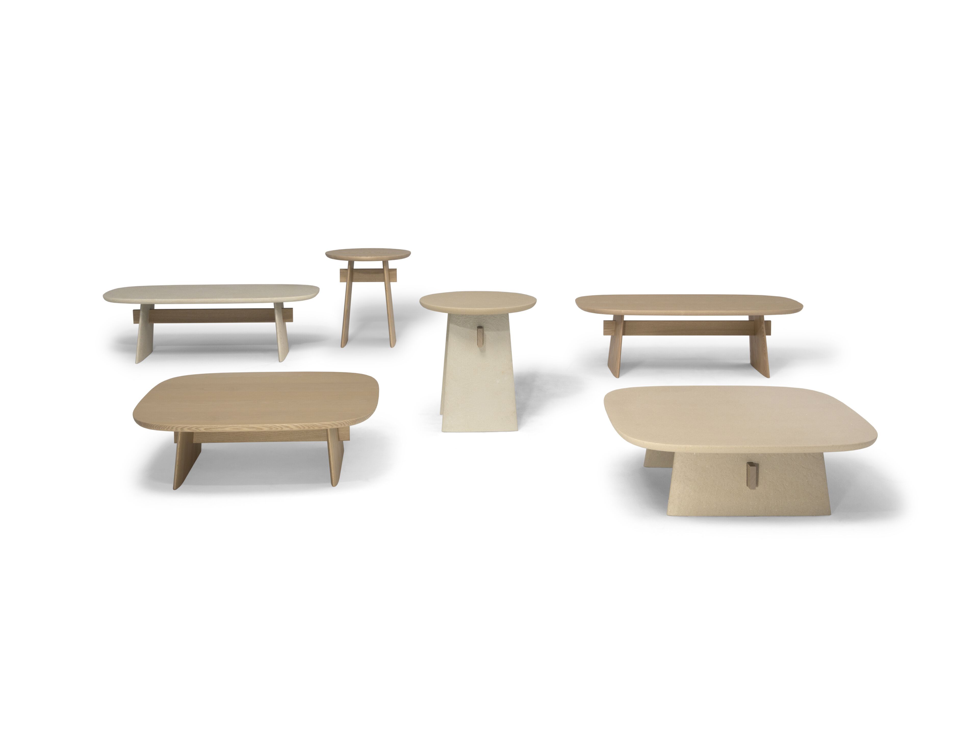 Низкий квадратный стол из камня Лечче Natuzzi Italia ARCH-00080620 - Вид №3