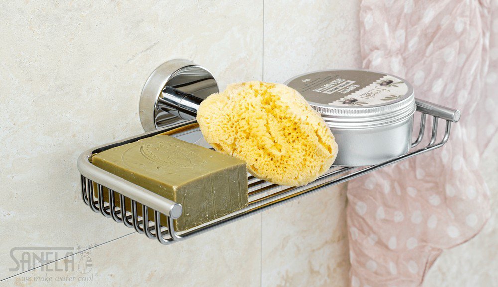 62190 Нержавеющая мыльница, глянцевая поверхность SANELA  - Вид №1