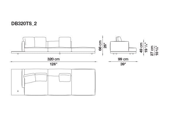 Кожаный диван B&B Italia док ARCH-00106863 - Вид №100