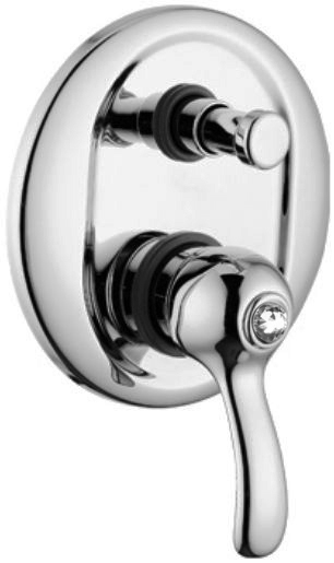 Смеситель MIGLIORE Lem Swarovski ML.LEM-1972.DO для ванны и душа с девиатором - золото  - Вид №1