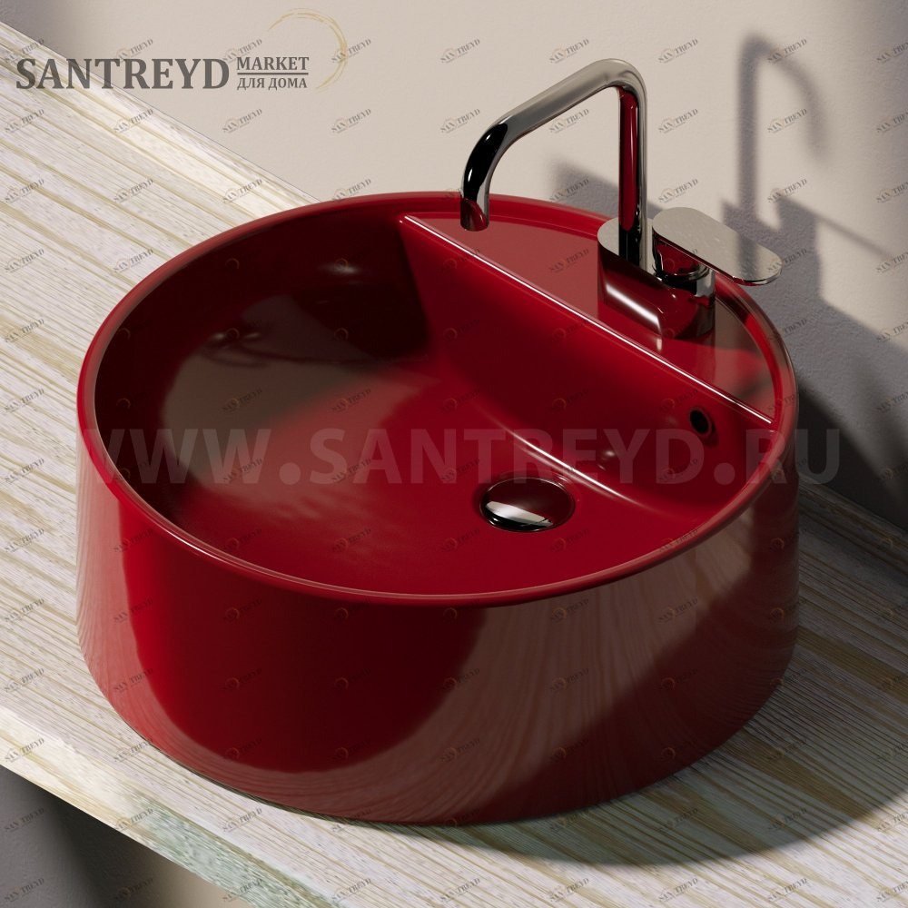 5050C3011 Накладная раковина на столешницу  круглая Ceramica Flaminia Twin