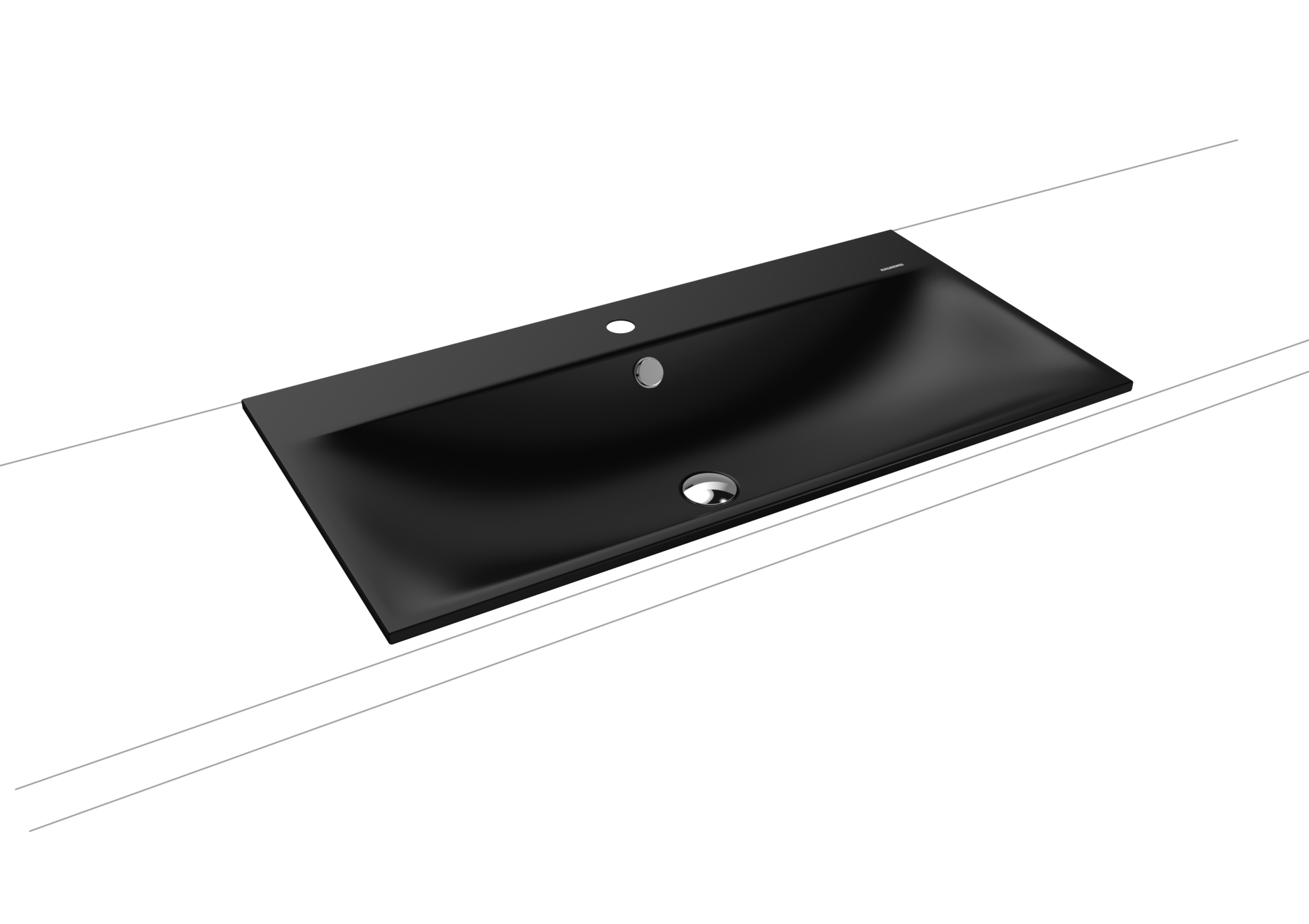 Умывальник KALDEWEI Сталь эмалированная 3038 294 черный матовый 100 30383319294