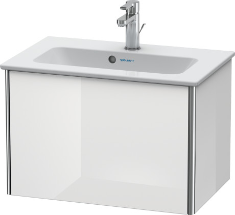 XS406509191 Тумбочка подвесная компакт XSquare #XS4065 610 x 388 мм Серо-коричневый декор Duravit - Вид №2
