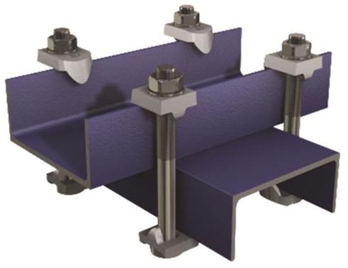 ArtSteel Зажим скобы для анкеровки металлических конструкций Steel to steel Santreyd sun-id-1346947 - Вид №3