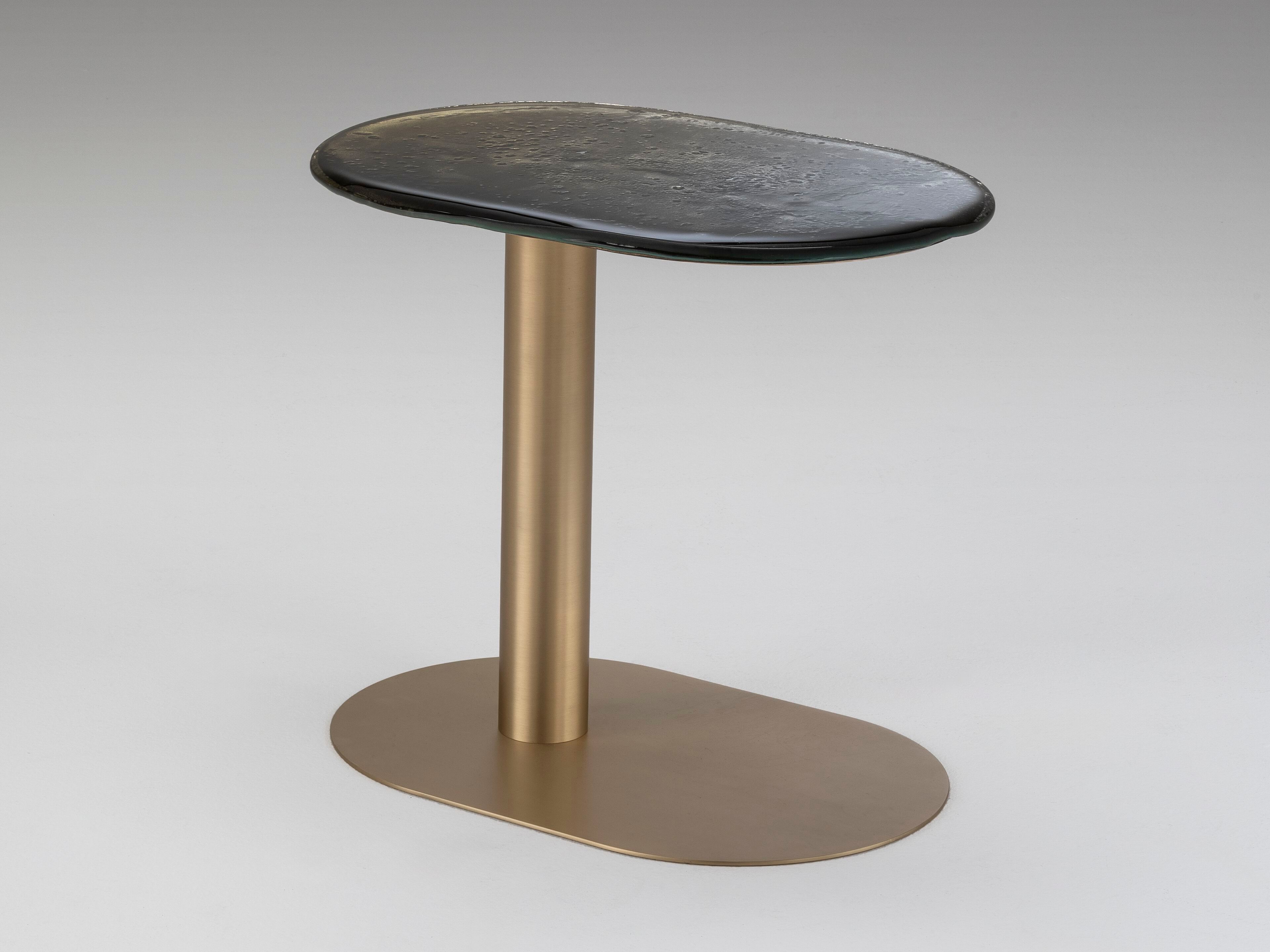 Стеклянный овальный журнальный столик ARTE VENEZIANA Melt ARCH-00149696 - Вид №1