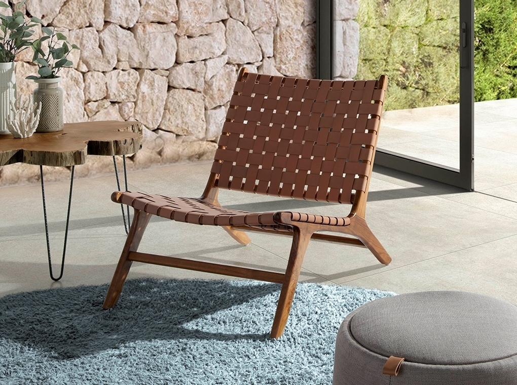 106017 Кресло из массива тикового дерева и кожи REALTEKA-EXP Angel Cerda  - Вид №4