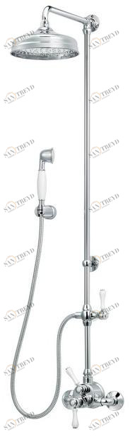rvb Настенная термостатическая душевая стойка из латуни с душевой лейкой 1935 limoges 1935.--.77
