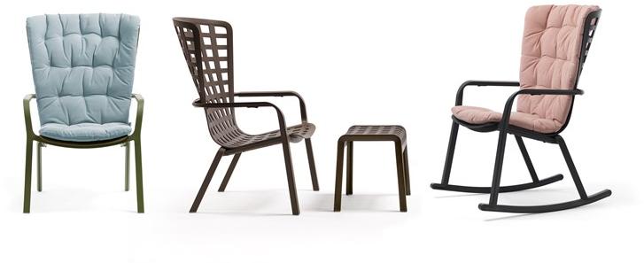 Nardi Садовое кресло-качалка из стеклопластика и полипропилена Folio sun-id-1473950 - Вид №6