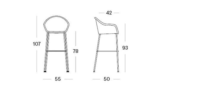 Плетеный садовый стул со спинкой Vincent sheppard Эдгар ARCH-00036628 - Вид №2