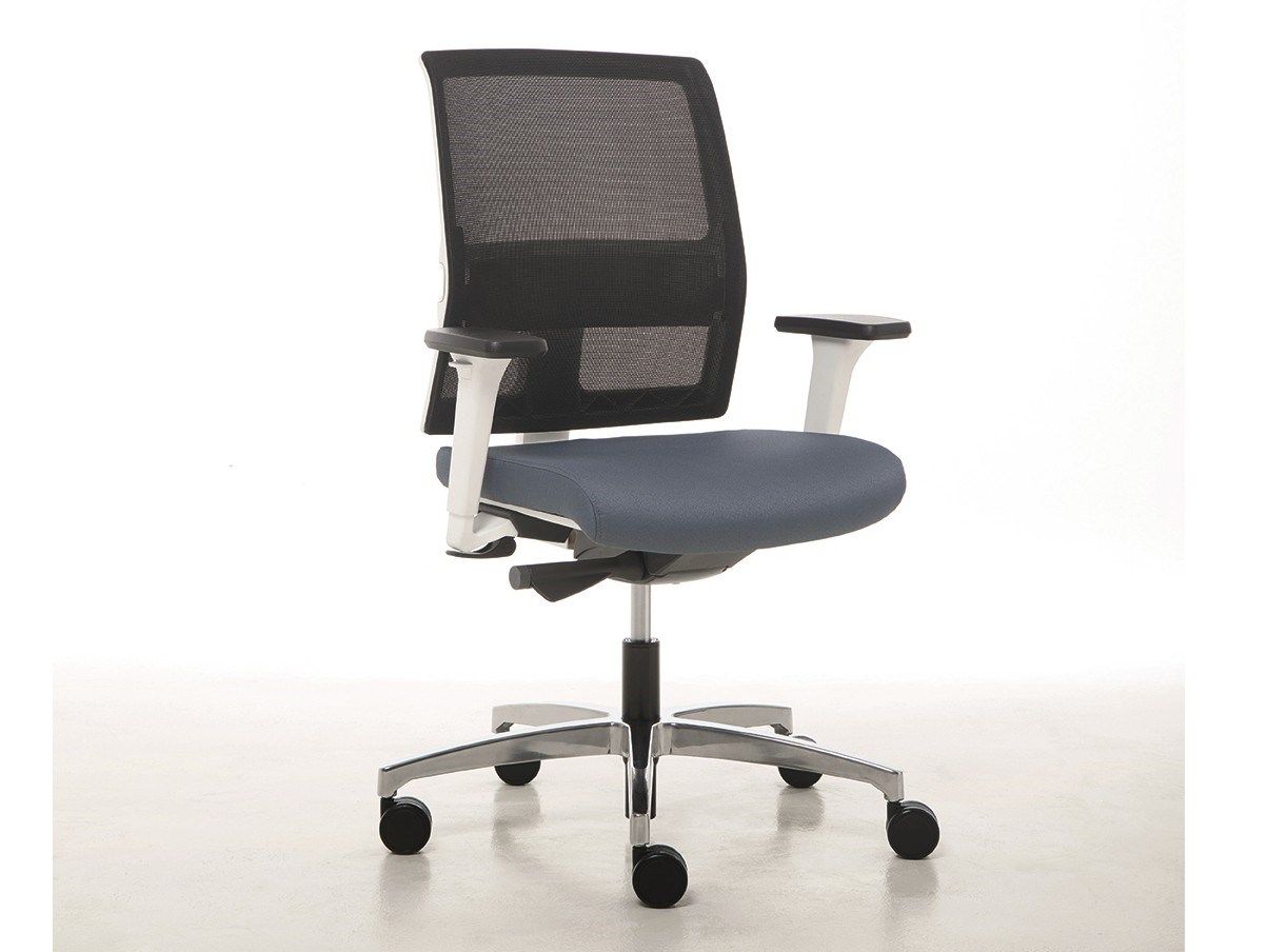 Поворотный операционный офисный стул с подлокотниками Nahu Omnia White ARCH-00088200 - Вид №2