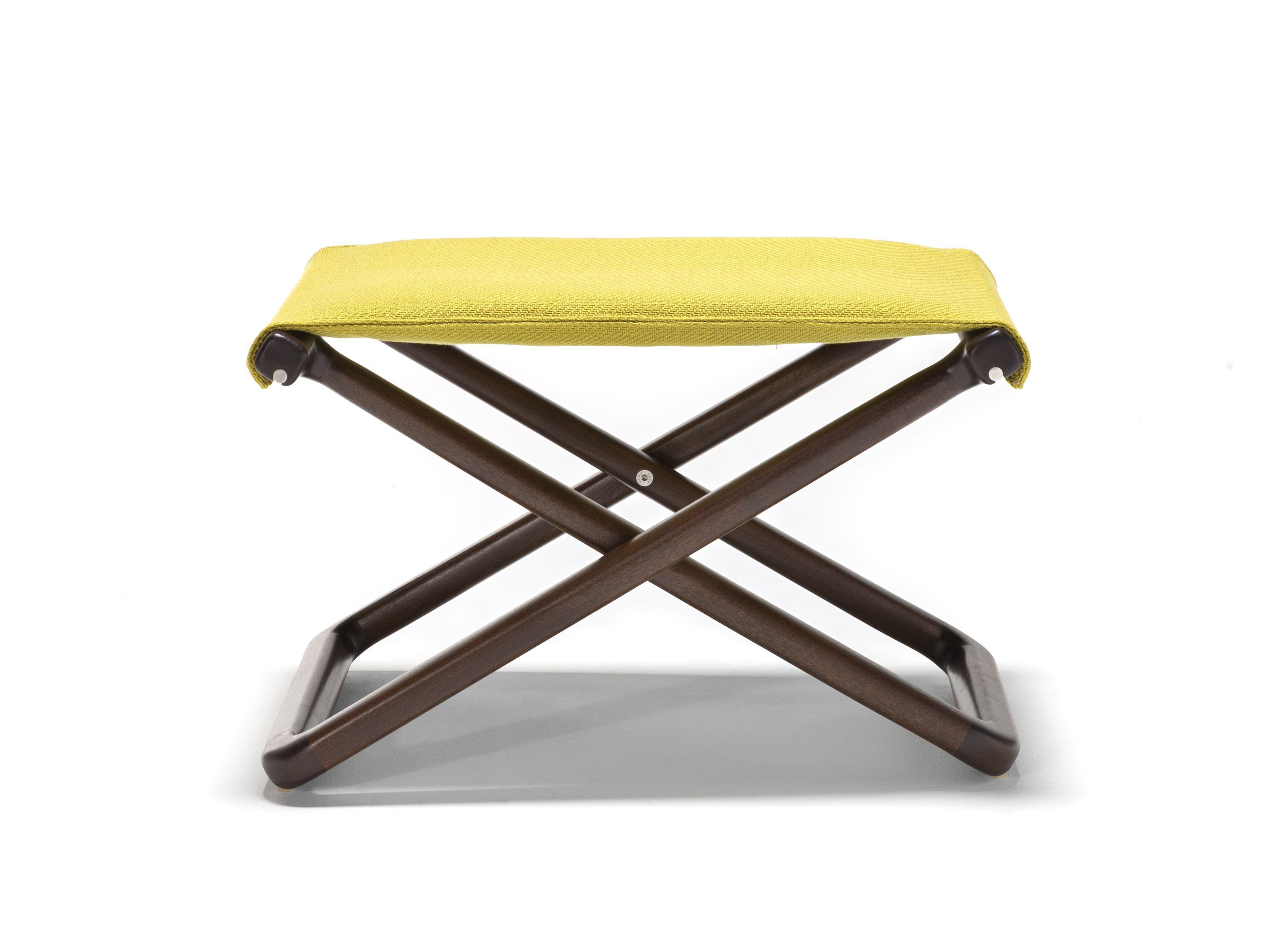 Прямоугольная Садовая подставка для ног из красного дерева и ткани Exteta Loro Piana Interiors, The Delight Chairs by Exteta ARCH-00077170 - Вид №1