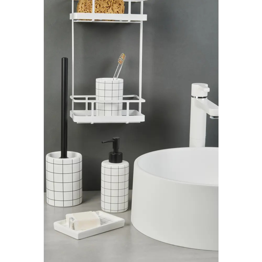 Мыльница Vidage La Scuola керамика цвет белый STLM-2088613 - Вид №2