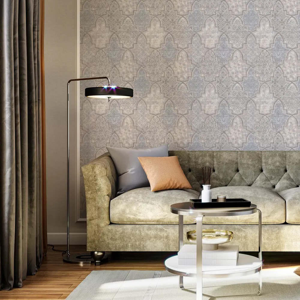 Обои флизелиновые Палитра Marrakech серо-синие 1.06 м PL71543-26 82912565 STLM-2137508 - Вид №2