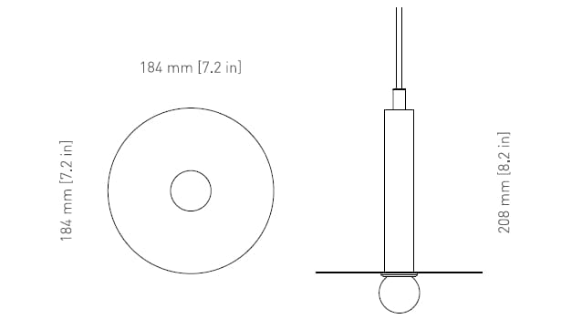 Порошковое покрытие стальной подвесной светильник +kouple PLATE CLASSIC ARCH-00001842 - Вид №4