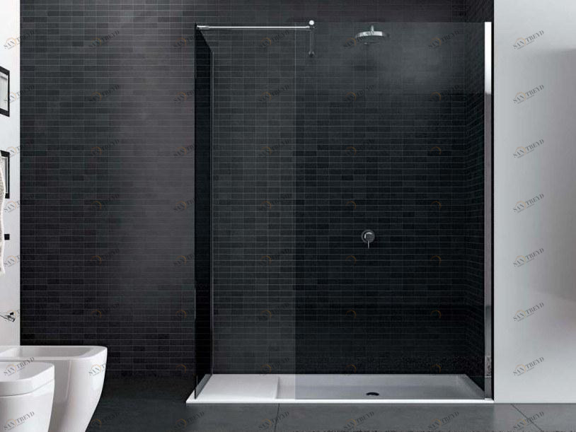 DISENIA Душевая кабина с 2 равными неподвижными сторонами Walk-in Wk1lx2