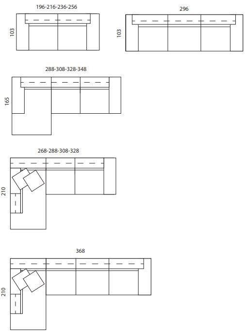 Gobbo Salotti Диван-кресло со съемным чехлом из ткани Vilnius sun-id-1416288 - Вид №2