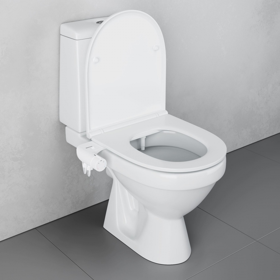 421788607SC 2 унитаз-компакт с приставкой биде и сиденьем микролифт Damixa Origin Evo 