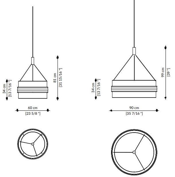 Paolo Castelli Светодиодный подвесной светильник из ткани sun-id-1477878 - Вид №6