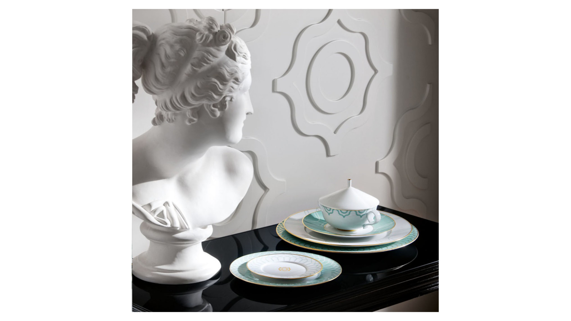 10672276 Furstenberg Набор тарелок десертных Furstenberg  Эсте 16см (Карло Даль Бьянко), 6шт, фарфор Фарфор  - Вид №3