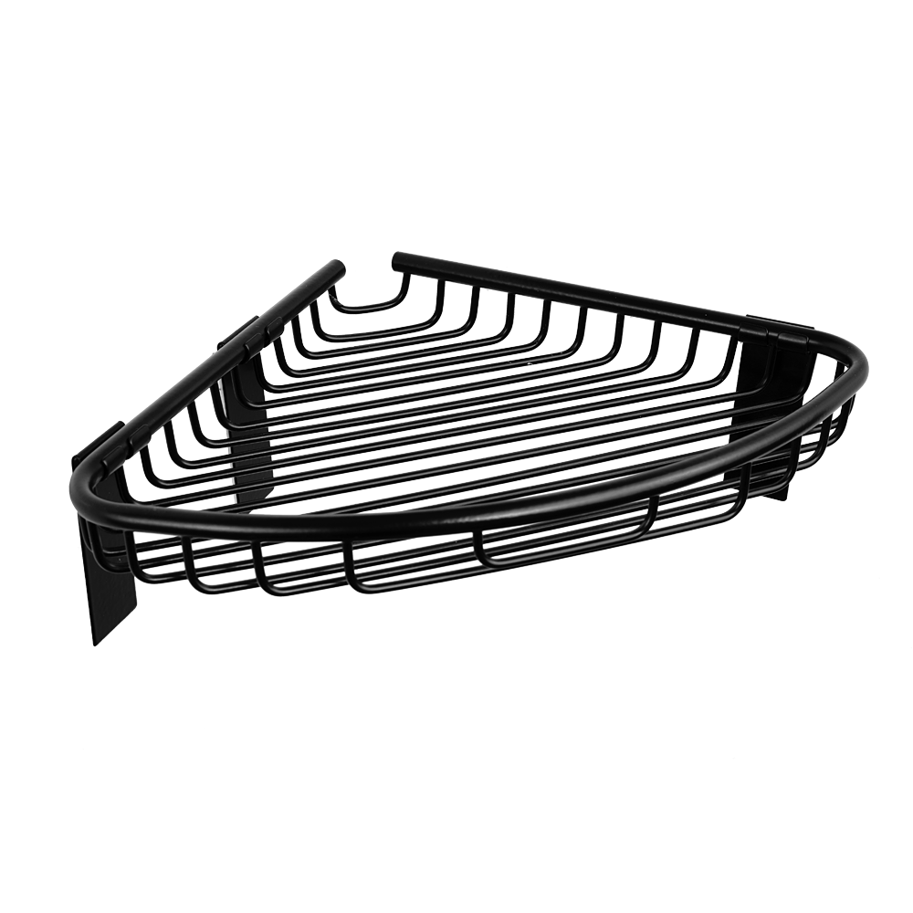 62251 Нержавеющая угловая полка, черная матовая поверхность SANELA 