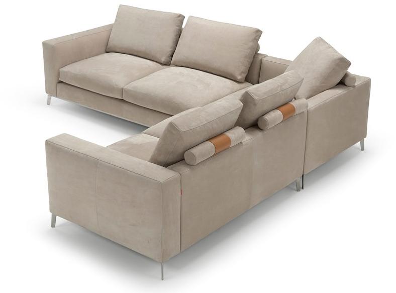 AMURA 5-местный угловой диван в коже Dorsey Am023.022+051 - Вид №2