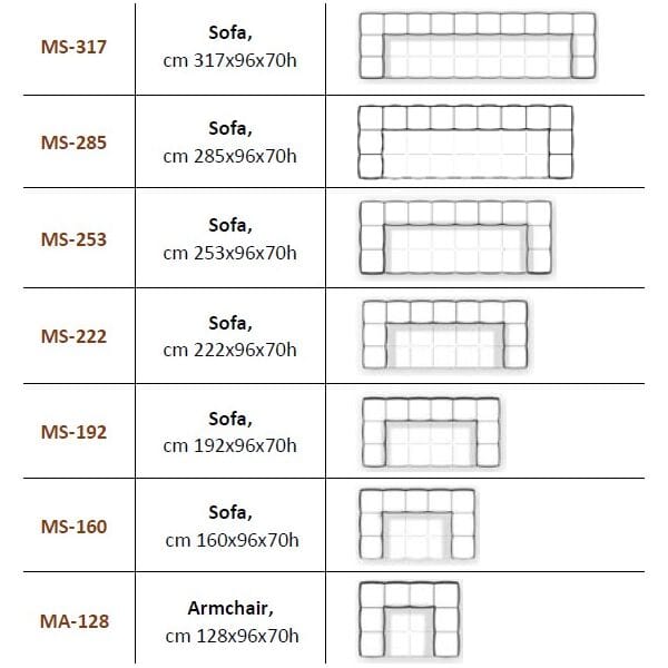 Ткань сад диван с полуостровом Formitalia июль ARCH-00133824 - Вид №4