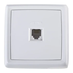 Телефонная розетка встраиваемая Reone RJ11, цвет белый 17823687 STLM-2147893
