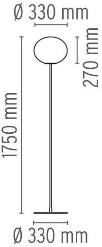 Flos Торшер из опалового стекла Home collection - pavimento sun-id-1377100 - Вид №13