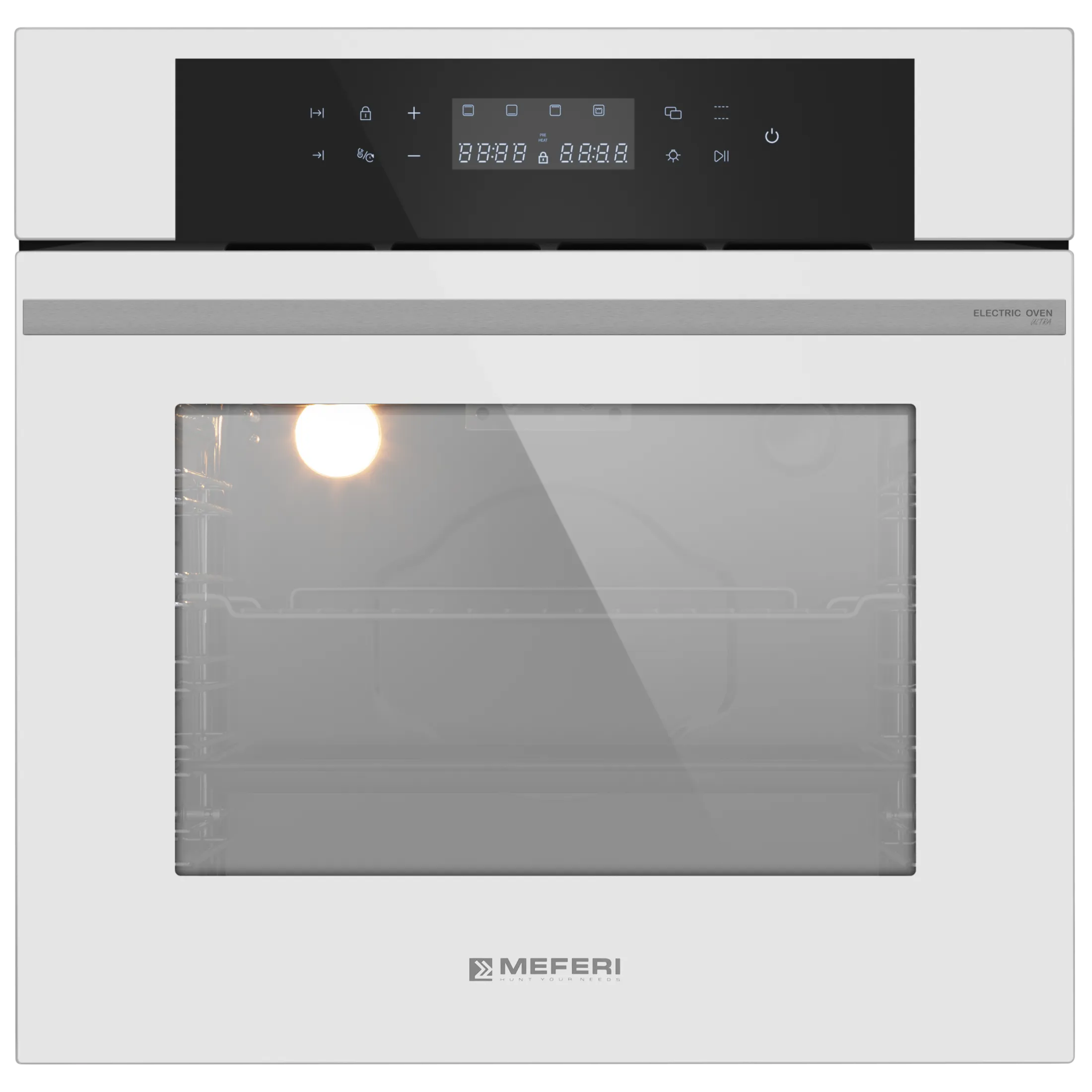 9168820 Электрический духовой шкаф Meferi MEO606WH ULTRA белый STDN-0013964 - Вид №2