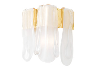 Настенный светильник из пескоструйного стекла