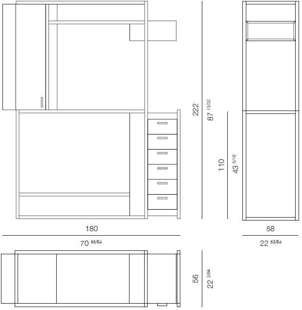 ROSSATO ARREDAMENTI Комод из дуба Home Rhc-07 - Вид №5
