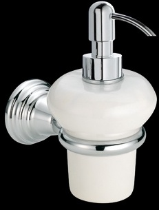 CA128 Дозатор для жидкого мыла, настенный, керамический 0,3 л bagno&associati CANOVA