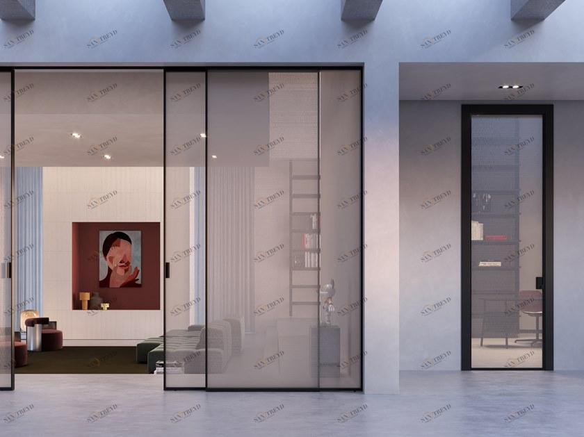 FERREROLEGNO Раздвижная дверь из закаленного стекла Scenario sun-id-1452194