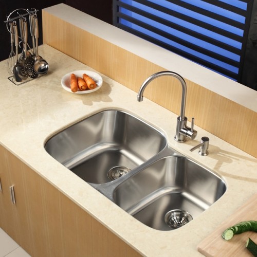 KBU24-KPF2160-SD20 Мойка кухонная прямоугольная Krausru  - Вид №2