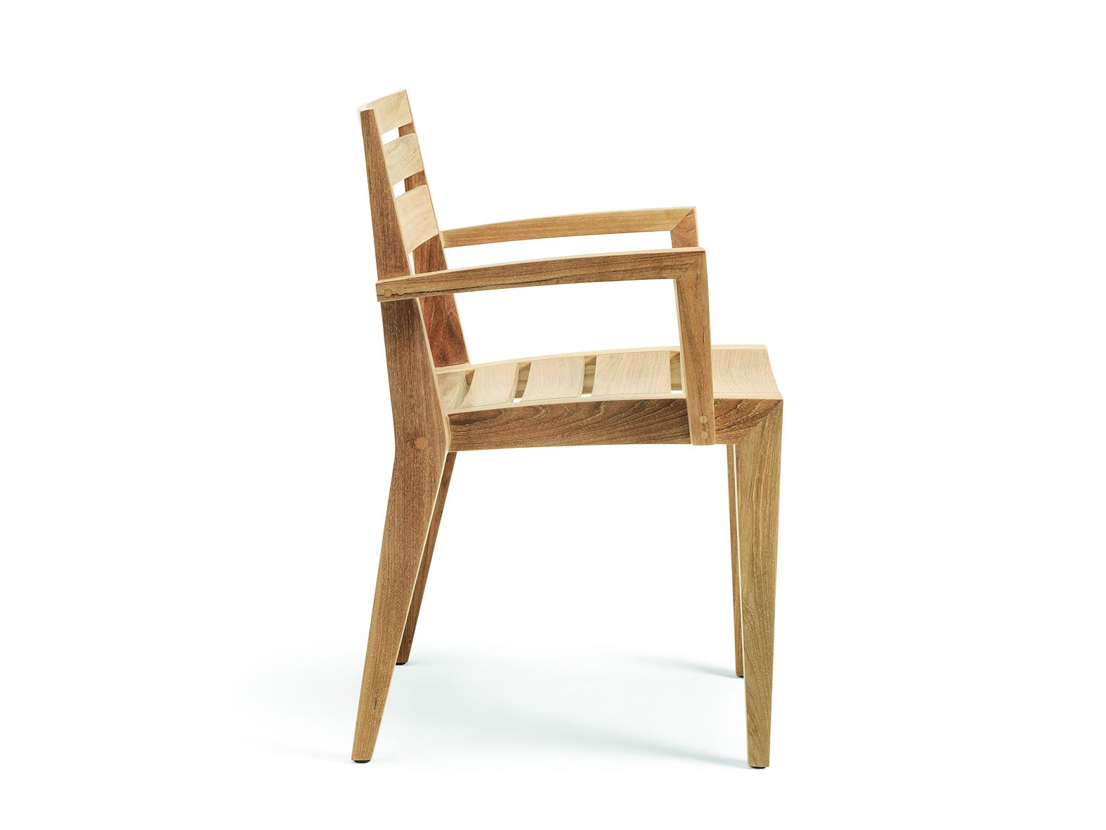 Стул для сада из тикового дерева с подлокотниками Ethimo Рибо ARCH-00084506 - Вид №5