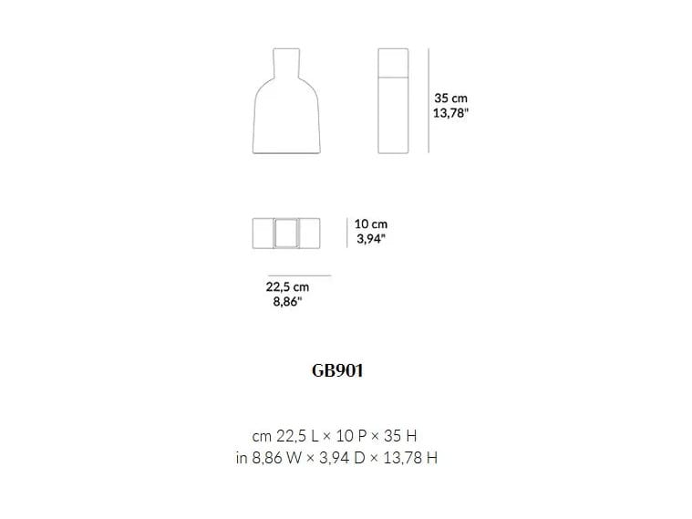 Керамическая ваза Lando MOON ARCH-00110096 - Вид №5