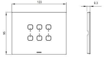 GEWISS Стеклянная отделочная пластина Serie civili sun-id-1489361 - Вид №10