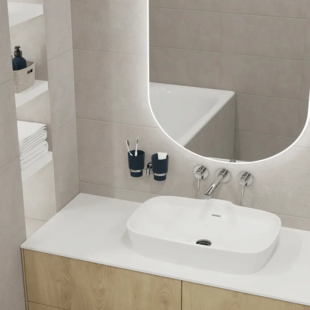 Настенная плитка НЕФРИТ-КЕРАМИКА Armand Pro бетонный эффект 30х60 см 89401969 STLM-1577247 - Вид №5