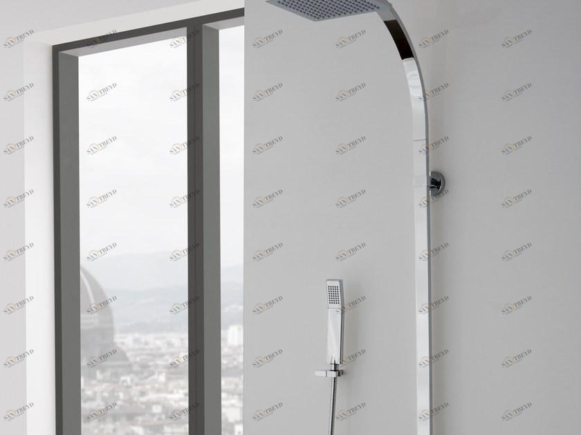 GRAFF Душевая стойка с душевой лейкой Qubic sun-id-1507198