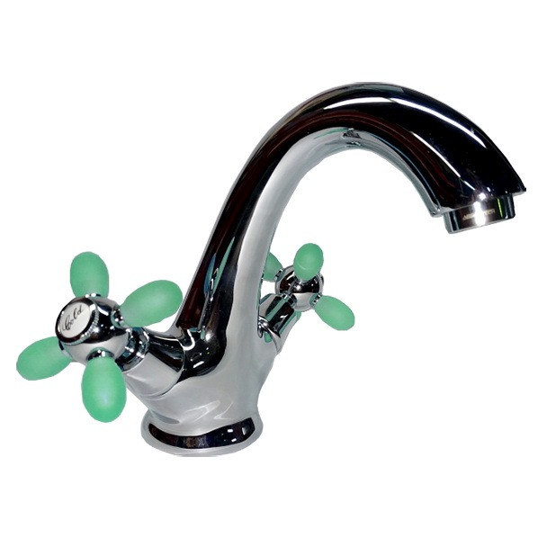 042-G SPECTRUM green  Смеситель для умывальника  ARGO kran 
