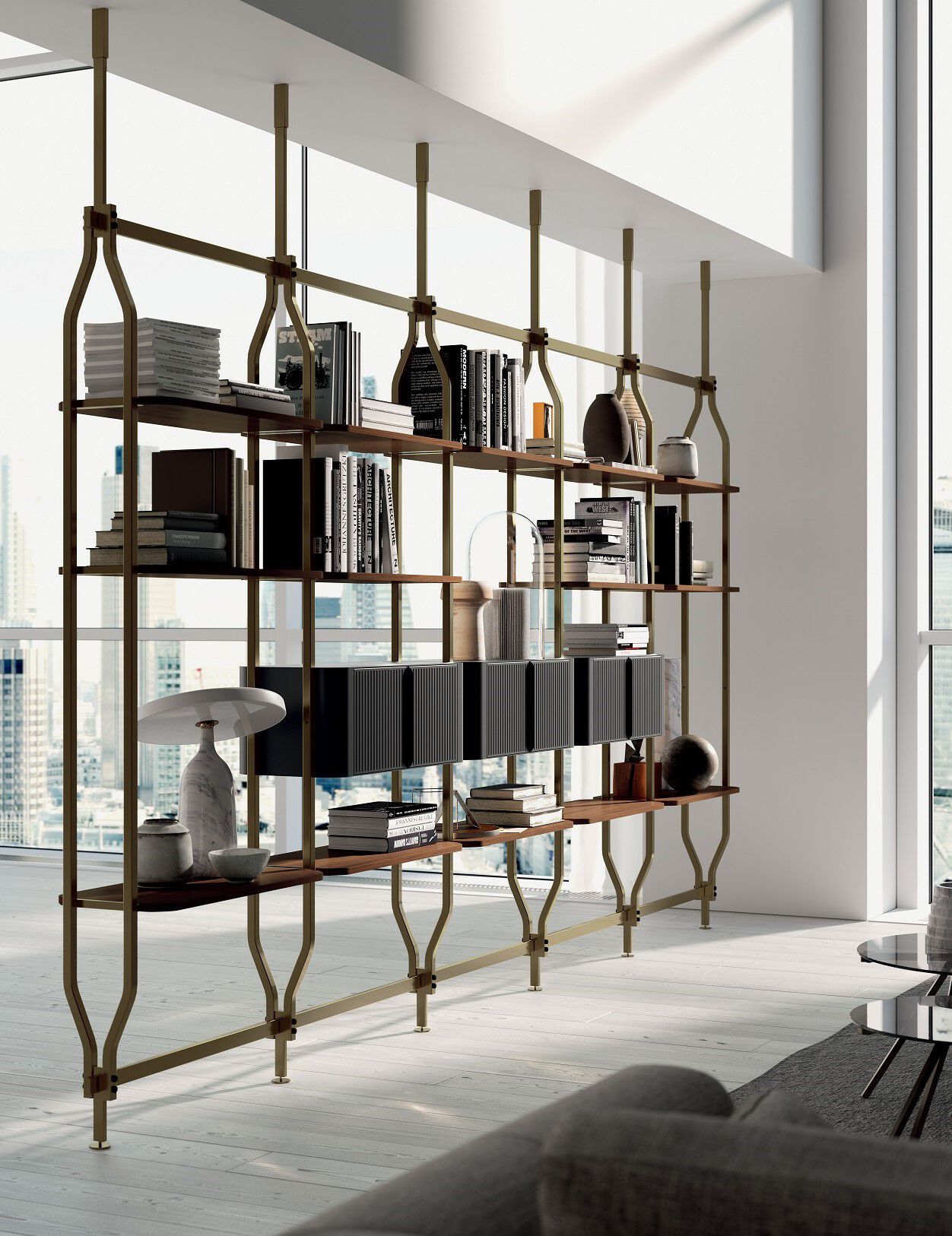 Стальной книжный шкаф Bontempi Casa CHARLOTTE ARCH-00062394 - Вид №1