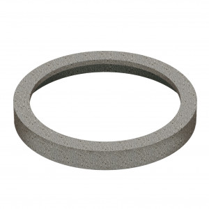 75C001 Крышка для душевой лейки Ø300 Ritmonio Diametro35 Inox Concrete