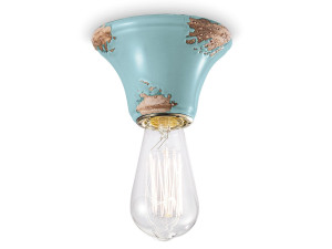 Круглый керамический потолочный светильник