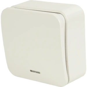 Выключатель накладной Schneider Electric Blanca 1 клавиша цвет белый 86724491 STLM-2178028